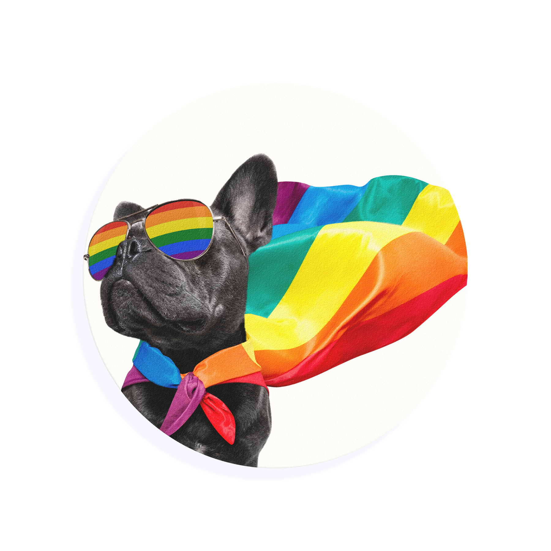 Pride Dog Cocktail Topper