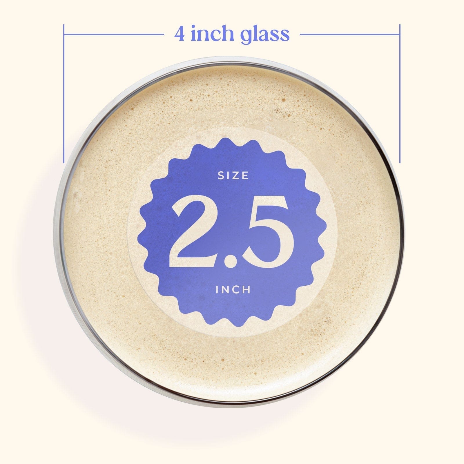 Personalised Photo Drink Topper with Text