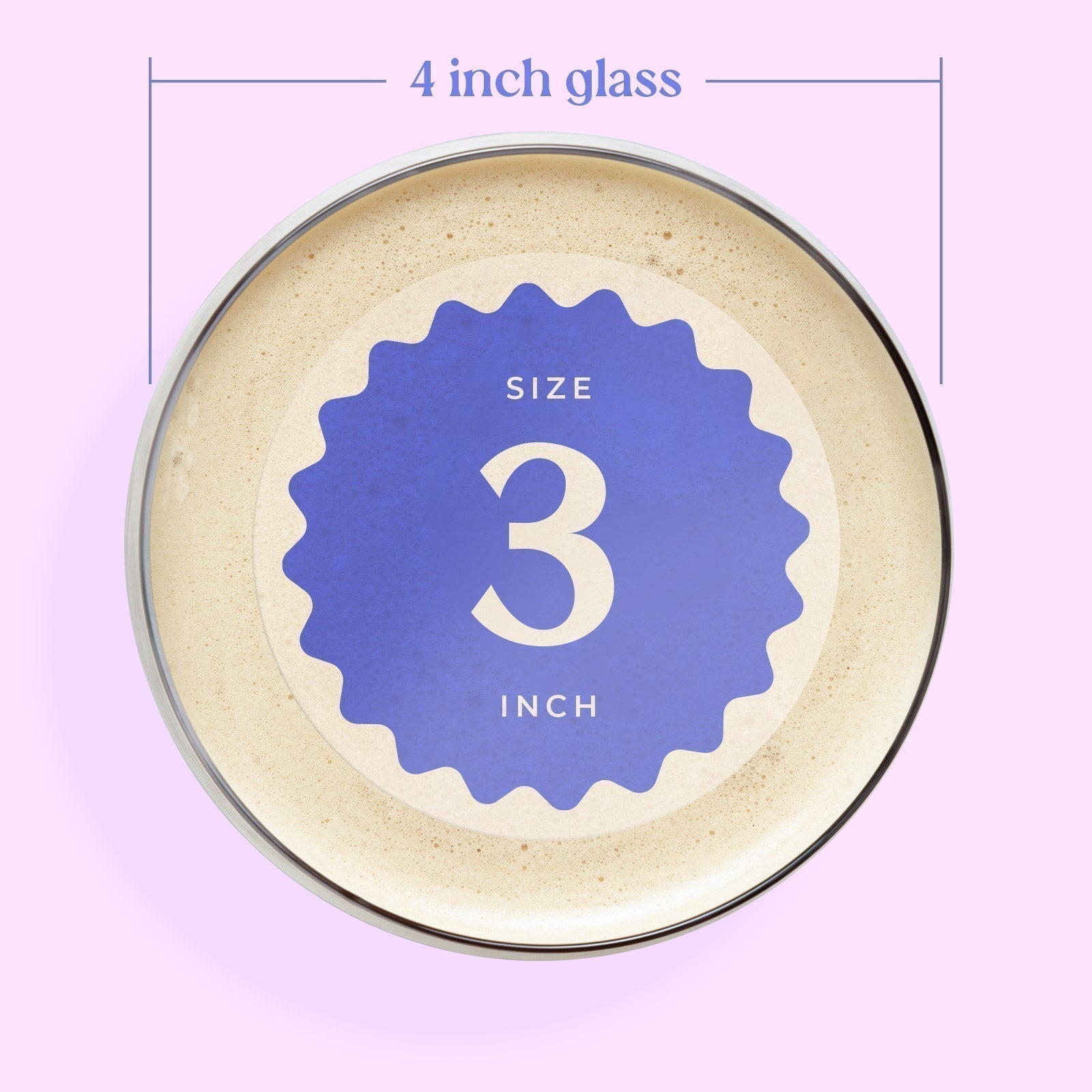 Delphinium Wedding Drink Topper