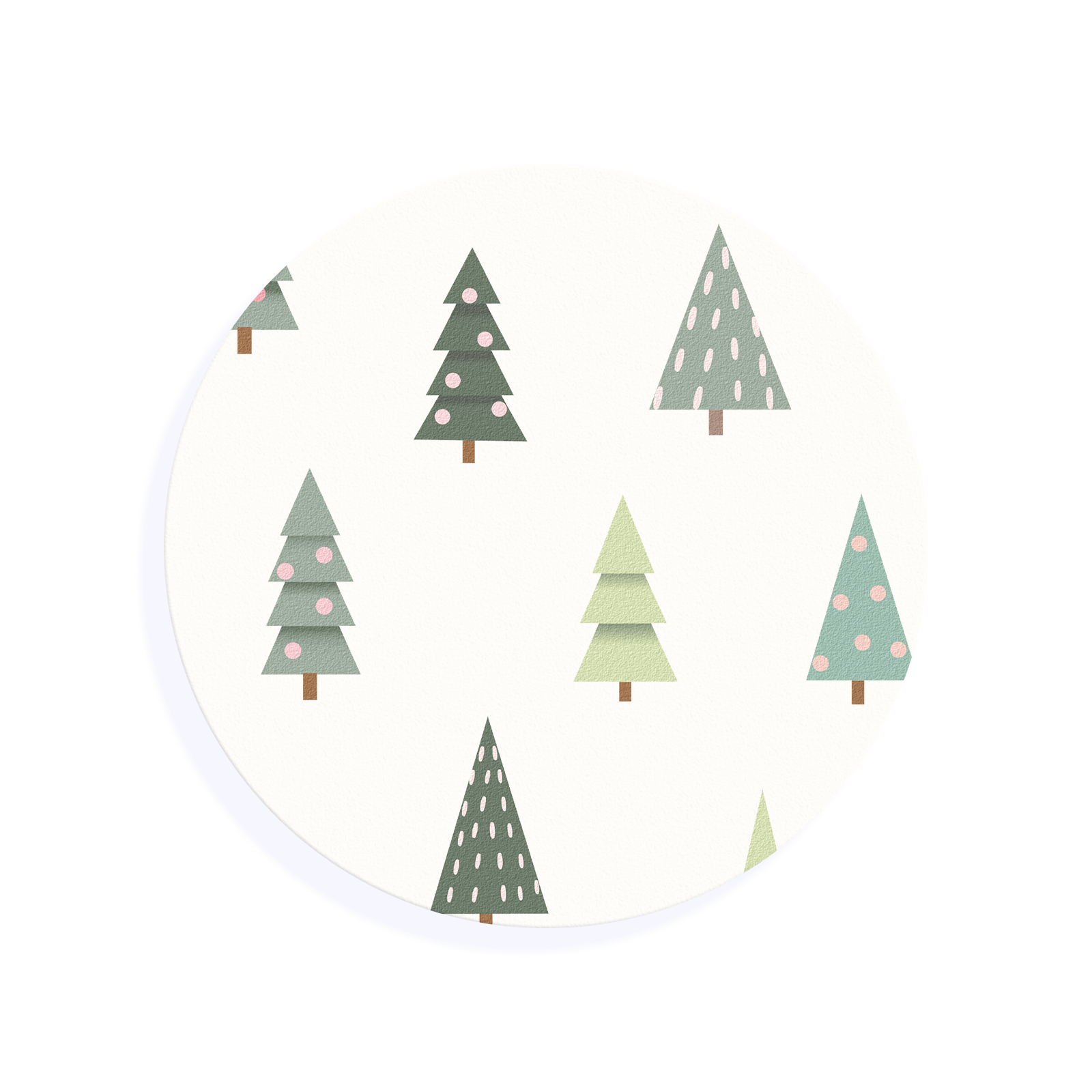 Christmas Tree Drink Toppers