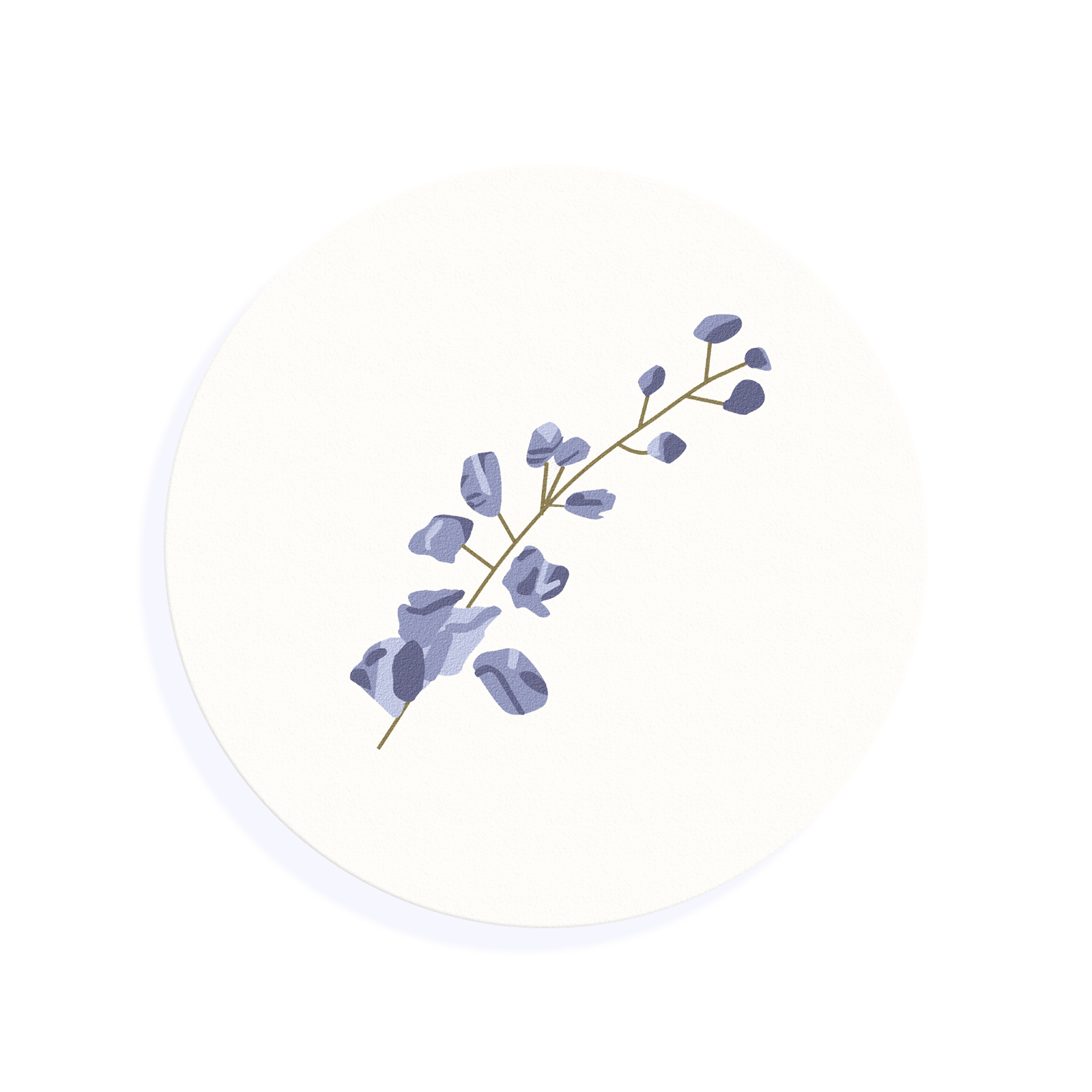 Delphinium Wedding Drink Topper