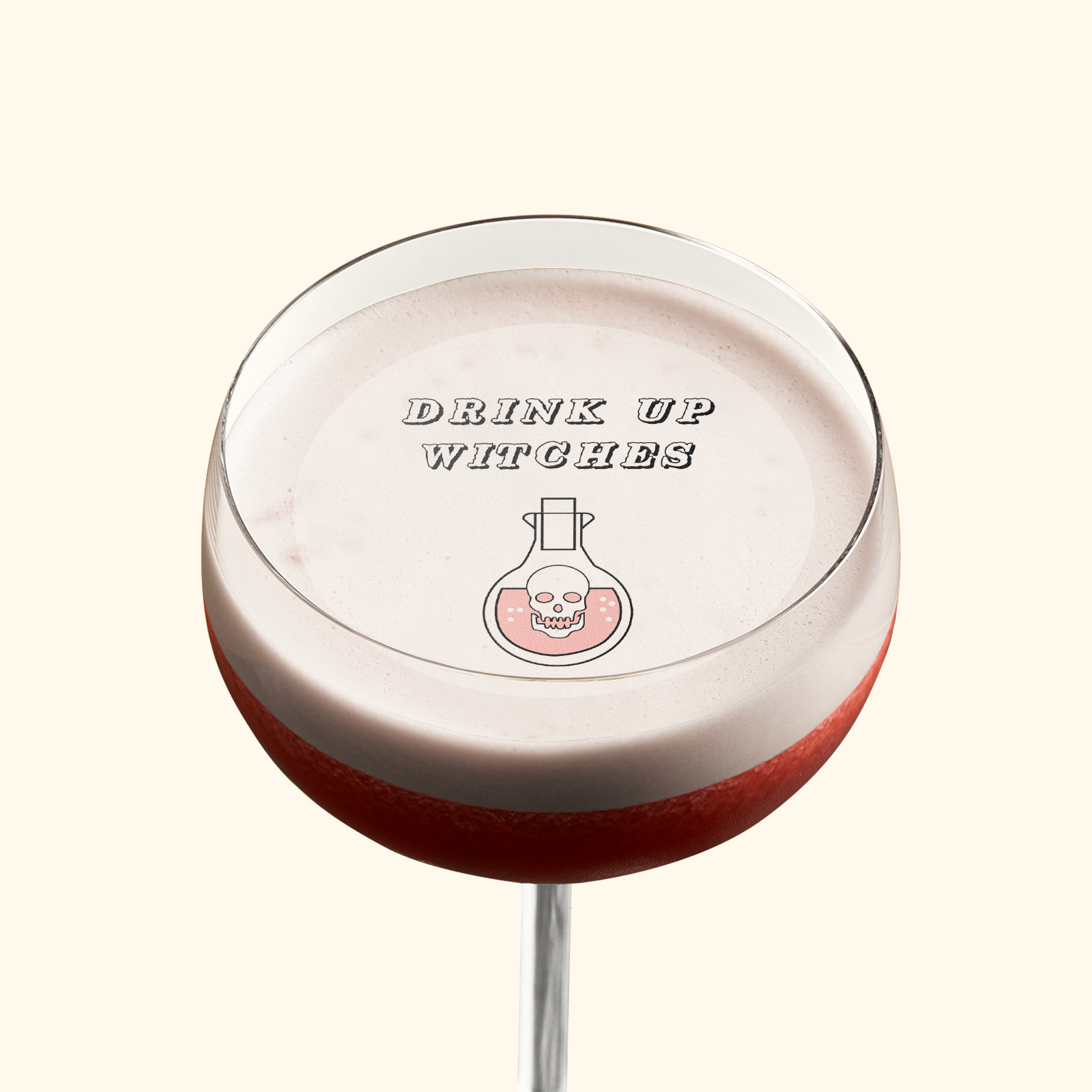 'Drink Up Witches' Halloween Drink Topper