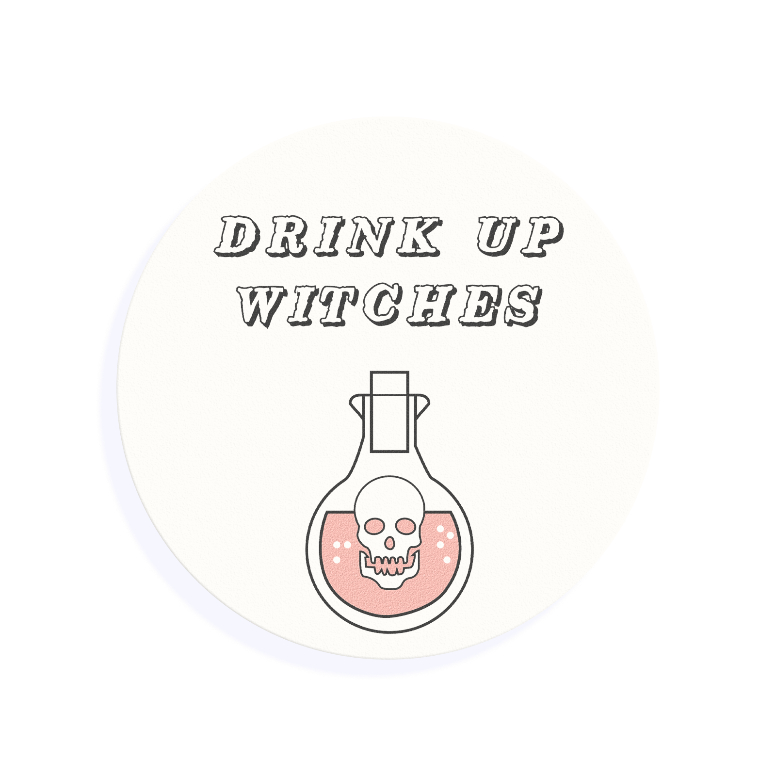 'Drink Up Witches' Halloween Drink Topper