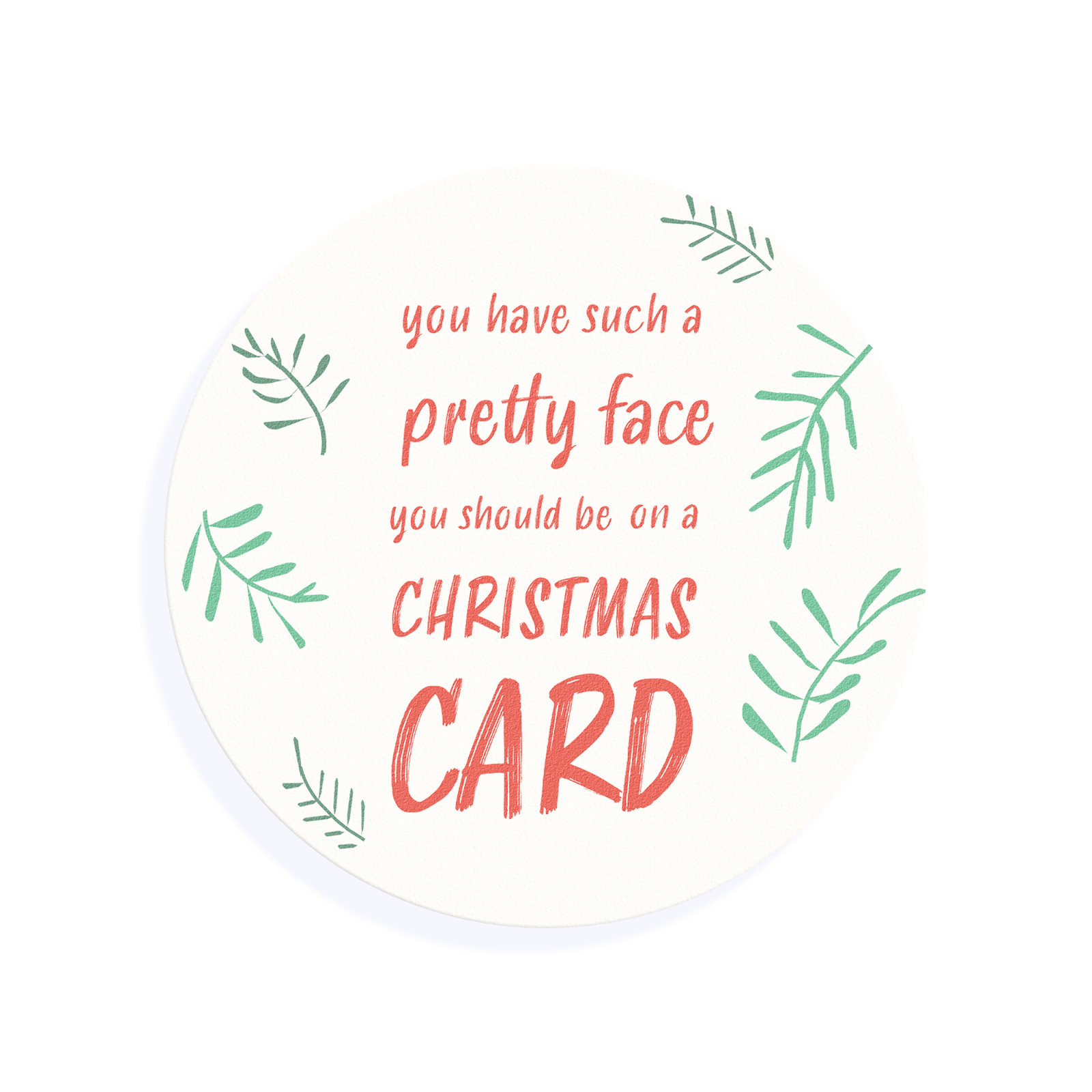 Elf Quote Christmas Cocktail Topper