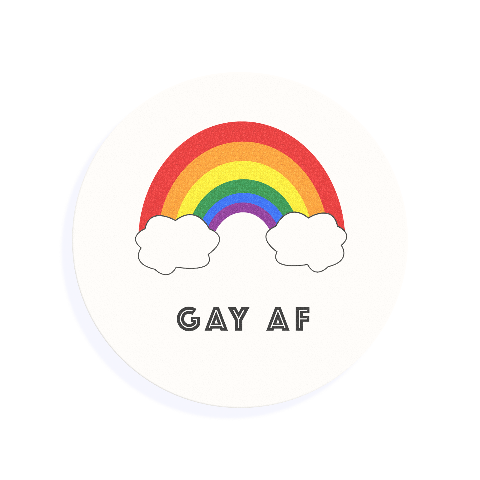 GAY AF Pride Cocktail Topper