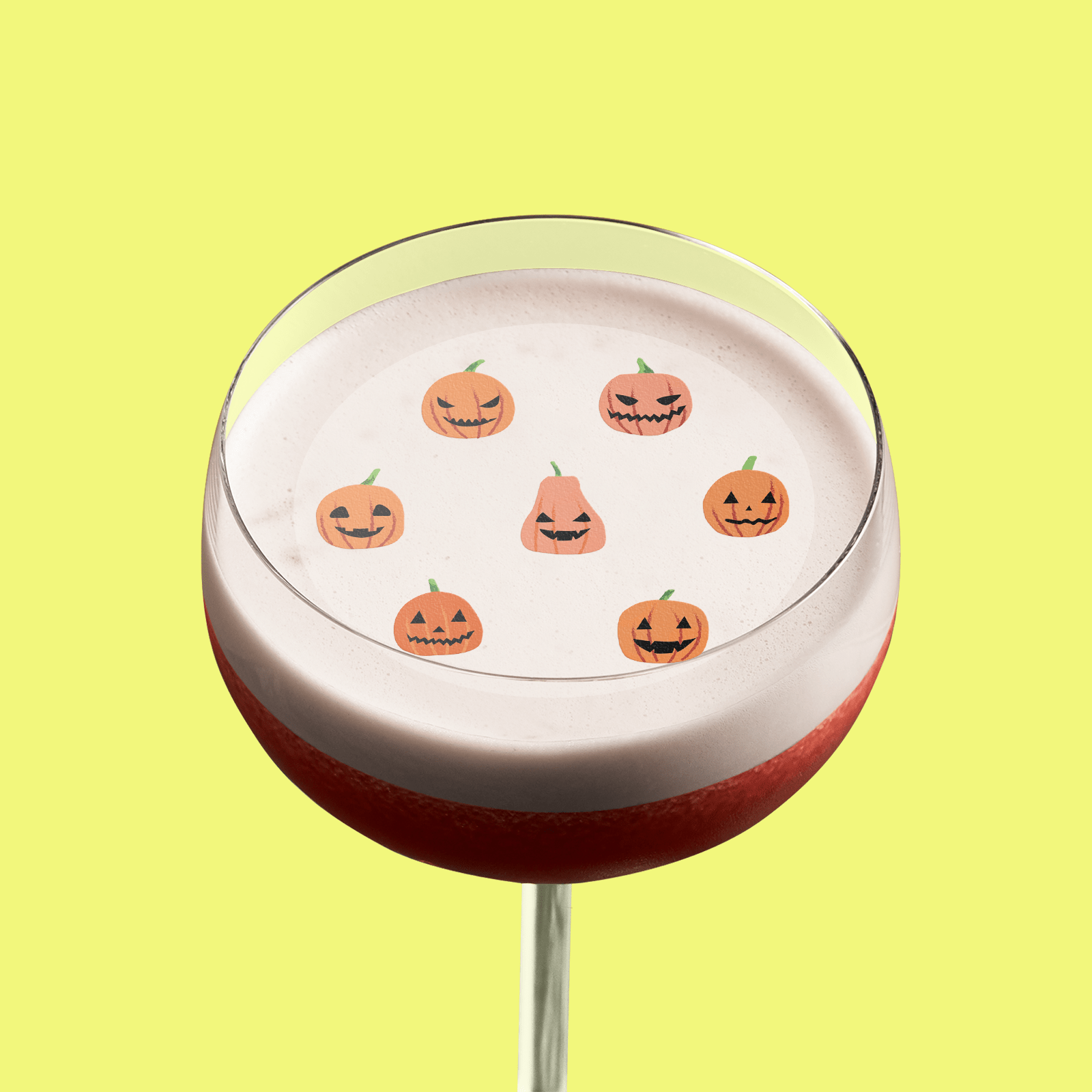 Edible Cocktail Toppers Halloween Pumpkin Halloween Cocktail Topper