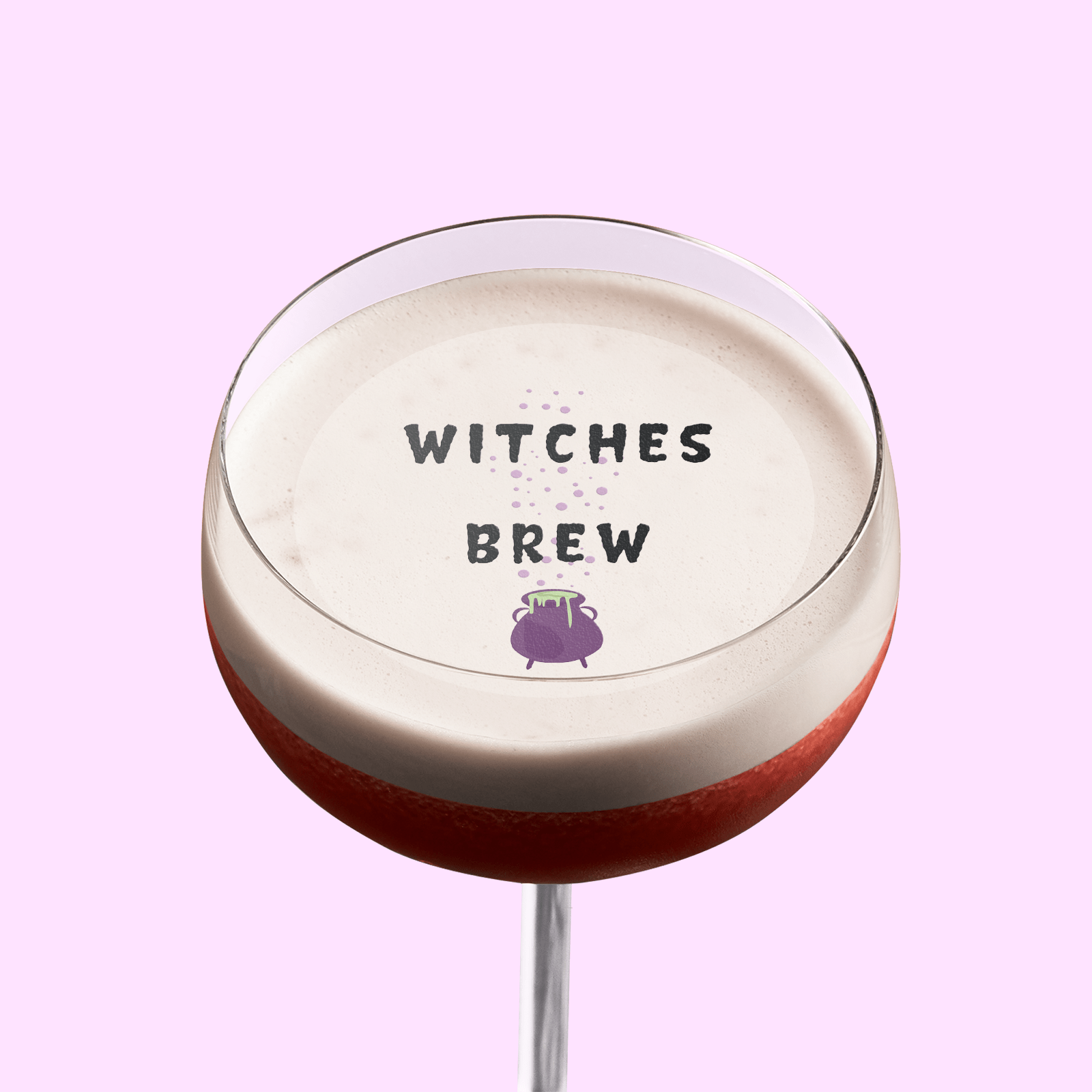 Edible Cocktail Toppers Halloween Witches Brew Halloween Cocktail Topper