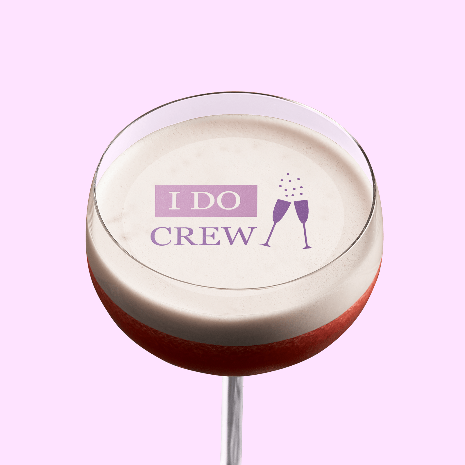 Edible Cocktail Toppers Hen I Do Crew Drink Topper