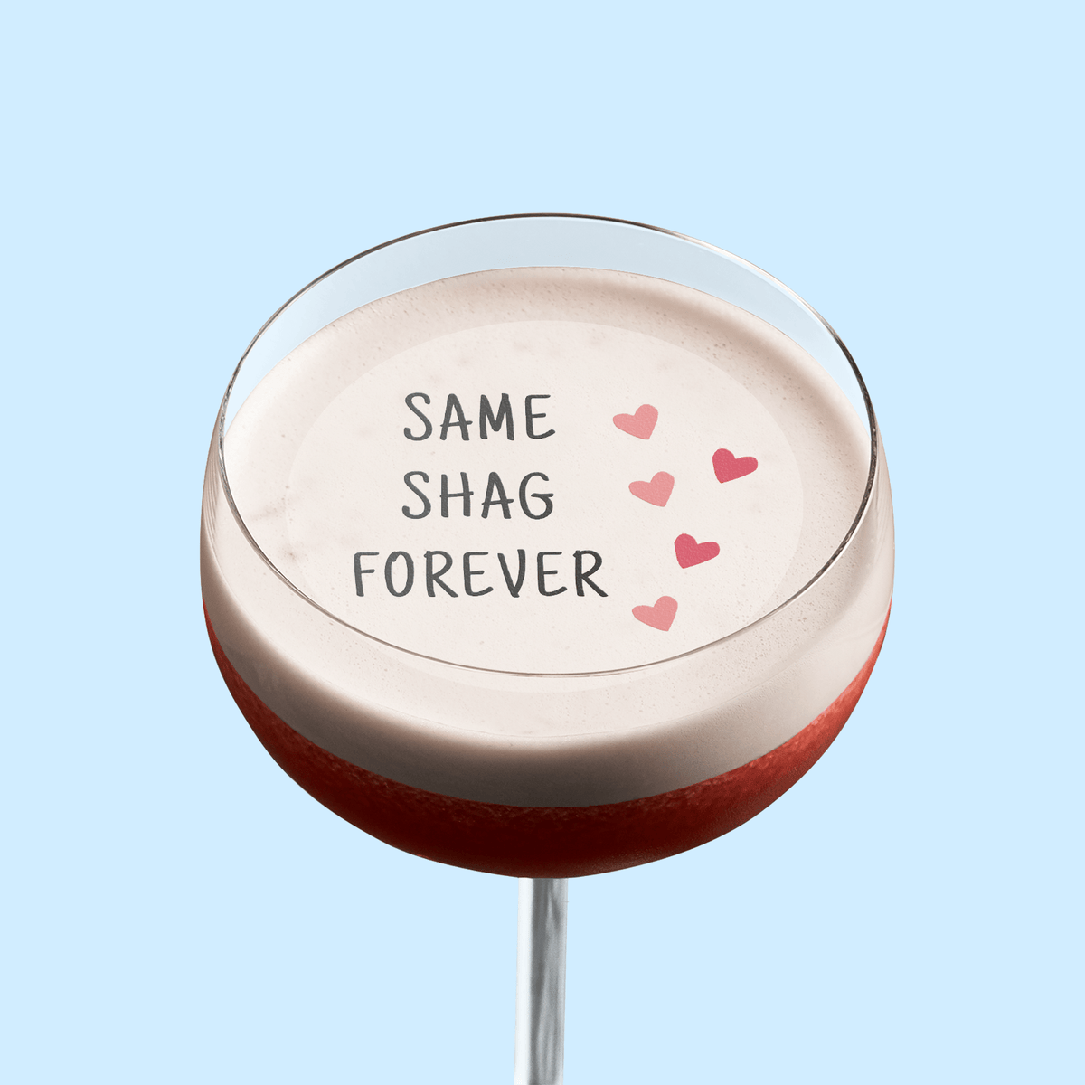 Edible Cocktail Toppers Hen Same Shag Forever Drink Topper