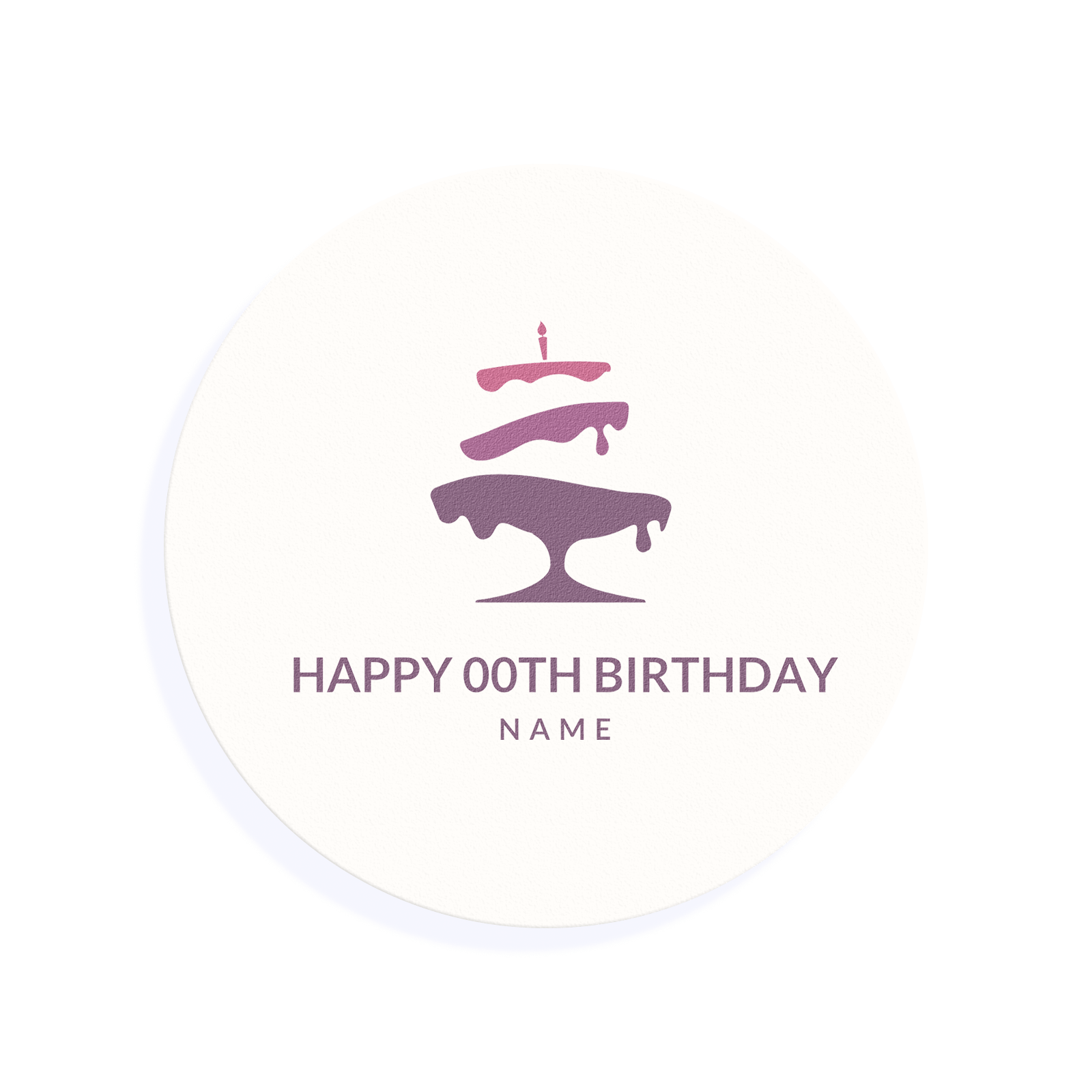 Edible Cocktail Toppers Personalise Birthday Cake Drink Toppers