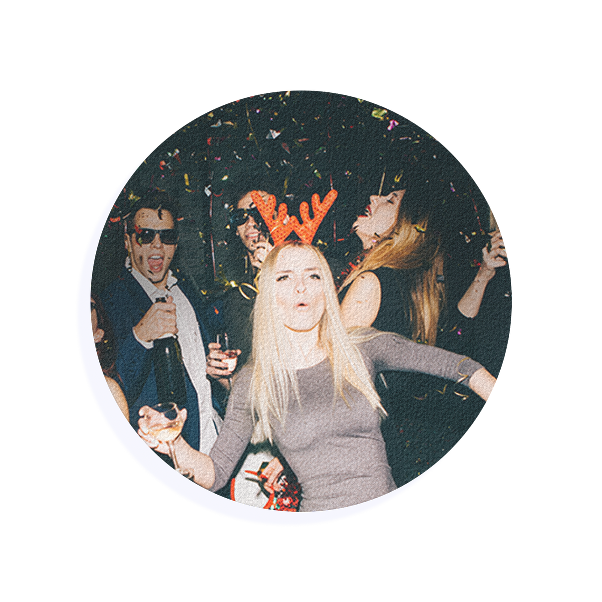 Edible Cocktail Toppers Personalise 1.5 inch / 12 x 1.5 inch topper (0.50p each): £6 Personalised Photo Drink Topper