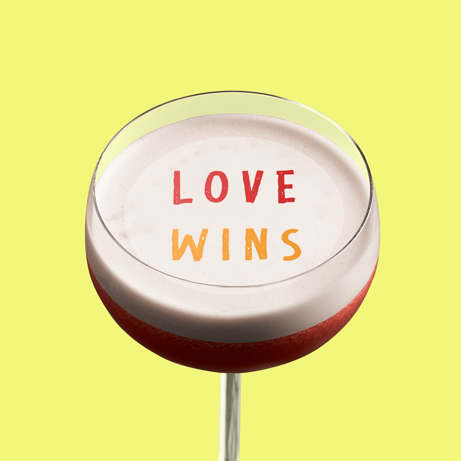 Edible Cocktail Toppers Pride Love Wins Pride Cocktail Topper
