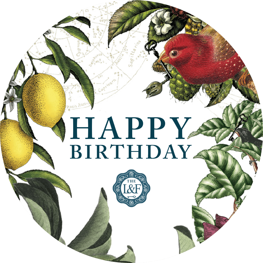 Edible Cocktail Toppers Trade 3 inch / 15 x 3 inch topper (0.53p each): £8.00 TLAF - Happy Birthday Topper