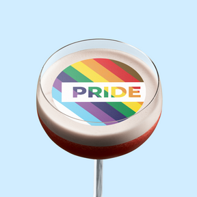 Edible Cocktail Toppers Pride Pride Banner Cocktail Topper