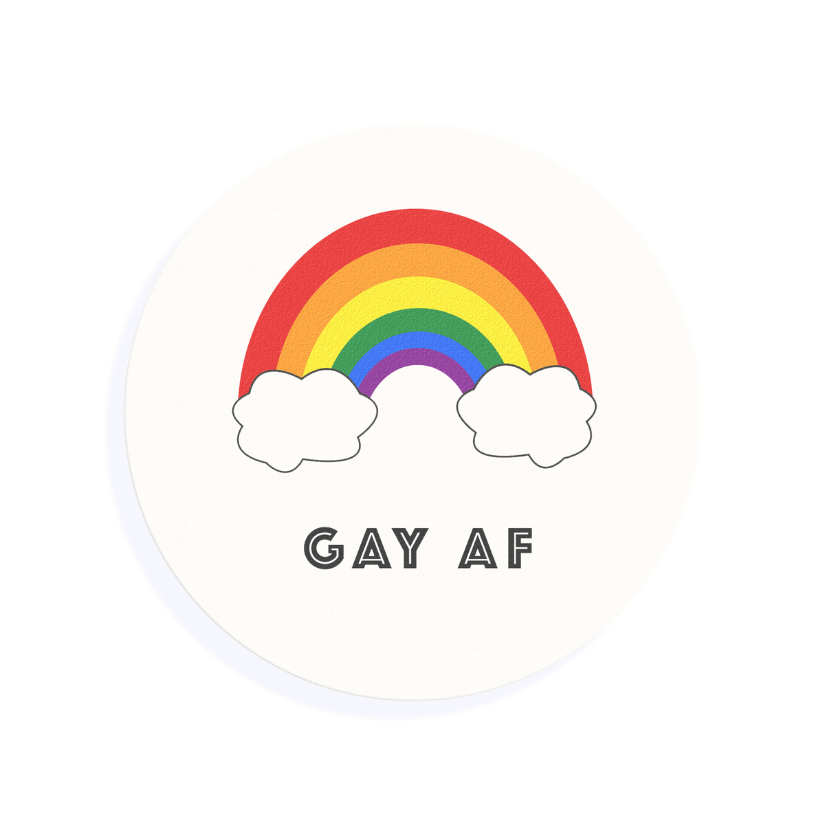 GAY AF Pride Cocktail Topper