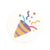 Edible Cocktail Toppers Birthday Celebration Emoji Drink Topper