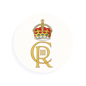 Edible Cocktail Toppers Birthday King Charles Coronation Crest Drink Topper