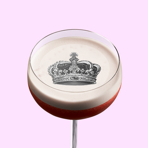 Edible Cocktail Toppers Birthday 1.5 inch / 12 x 1.5 inch topper (0.50p each): £6 The Kings Crown Drink Topper