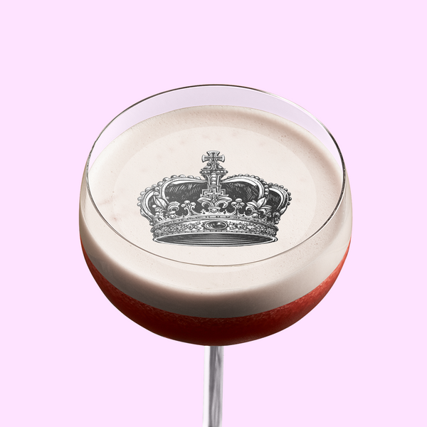 King Charles III Coronation Drink Topper - Edible Cocktail Toppers