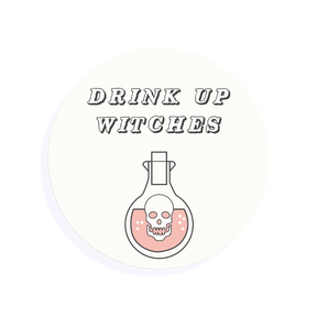 Edible Cocktail Toppers Halloween 1.5 inch / 12 x 1.5 inch topper (0.50p each): £6 'Drink Up Witches' Halloween Drink Topper