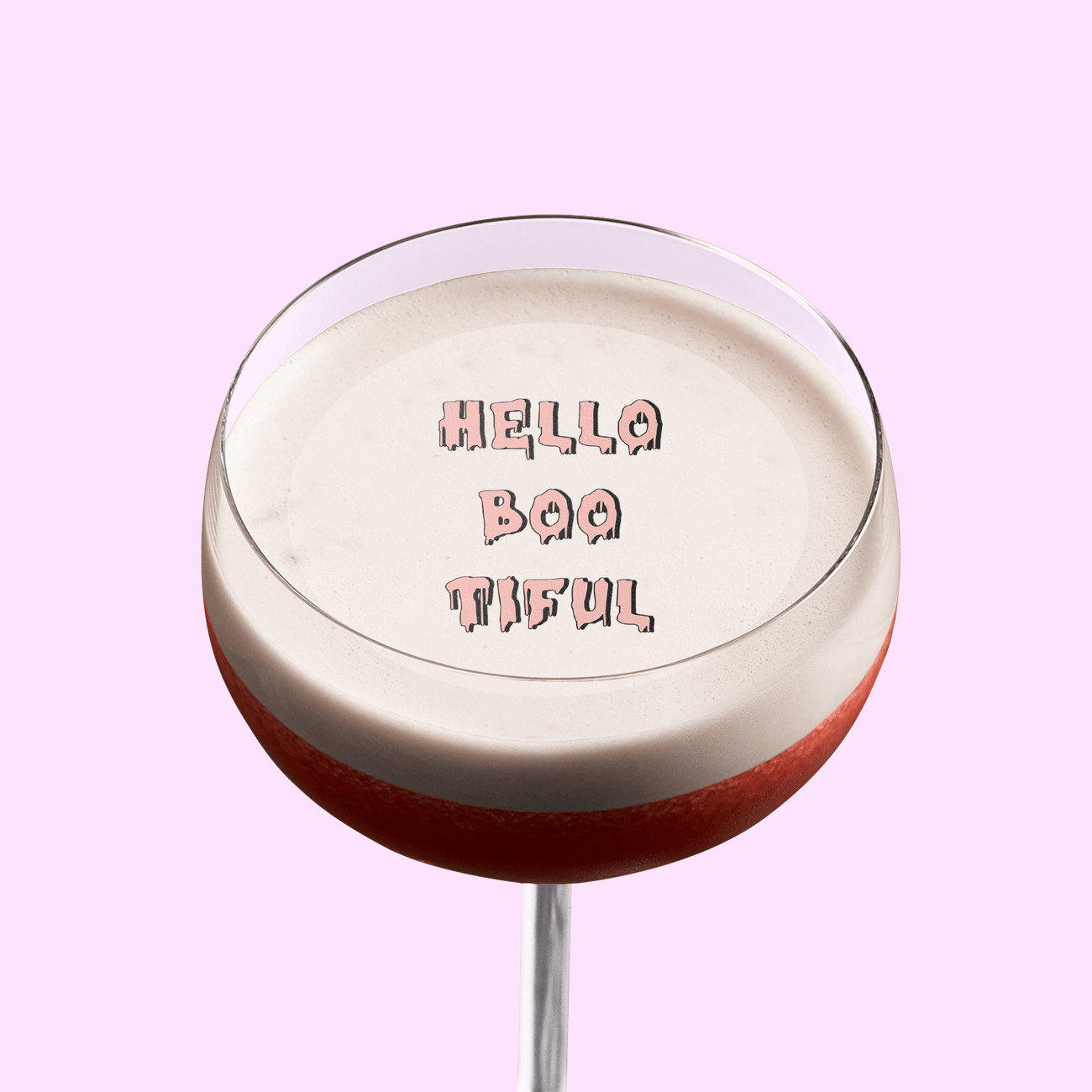 ‘Hello Bootiful’ Halloween Cocktail Topper