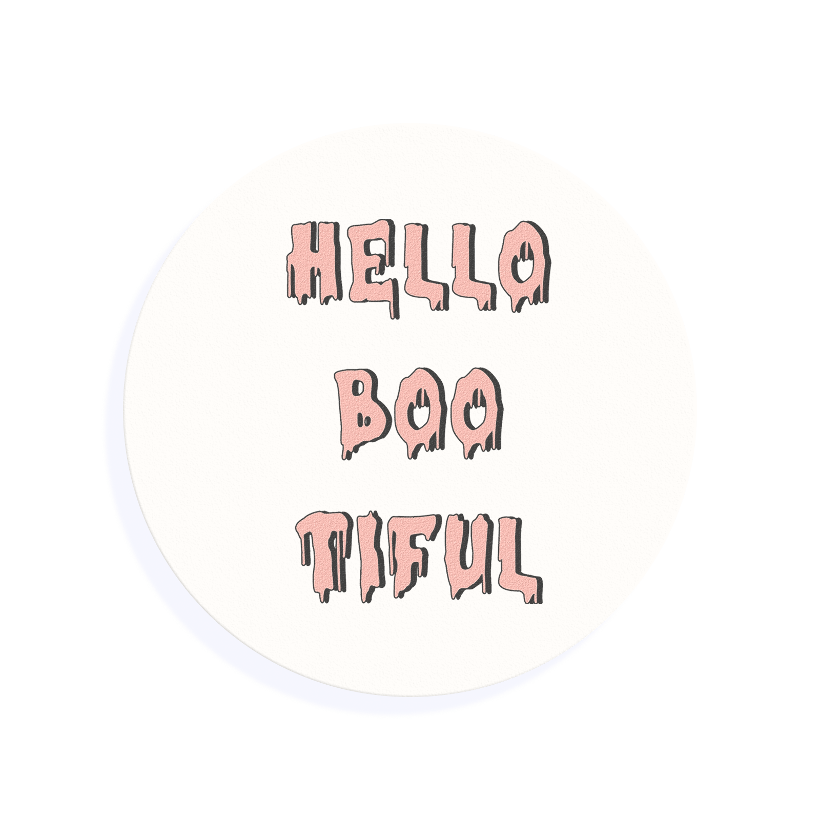 ‘Hello Bootiful’ Halloween Cocktail Topper