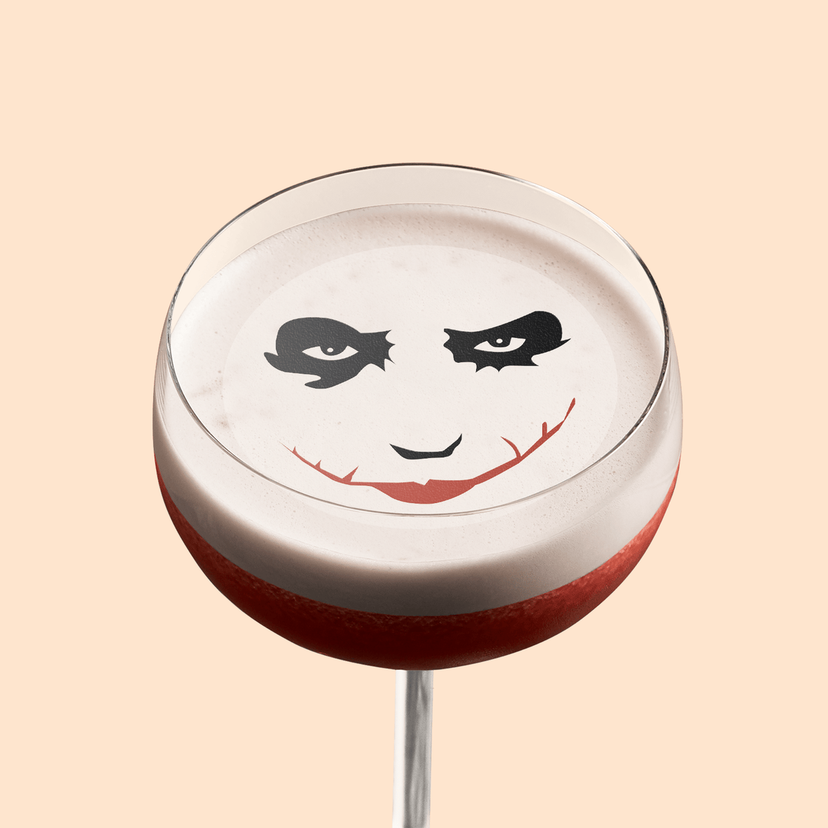 Edible Cocktail Toppers Halloween Joker Halloween Cocktail Topper