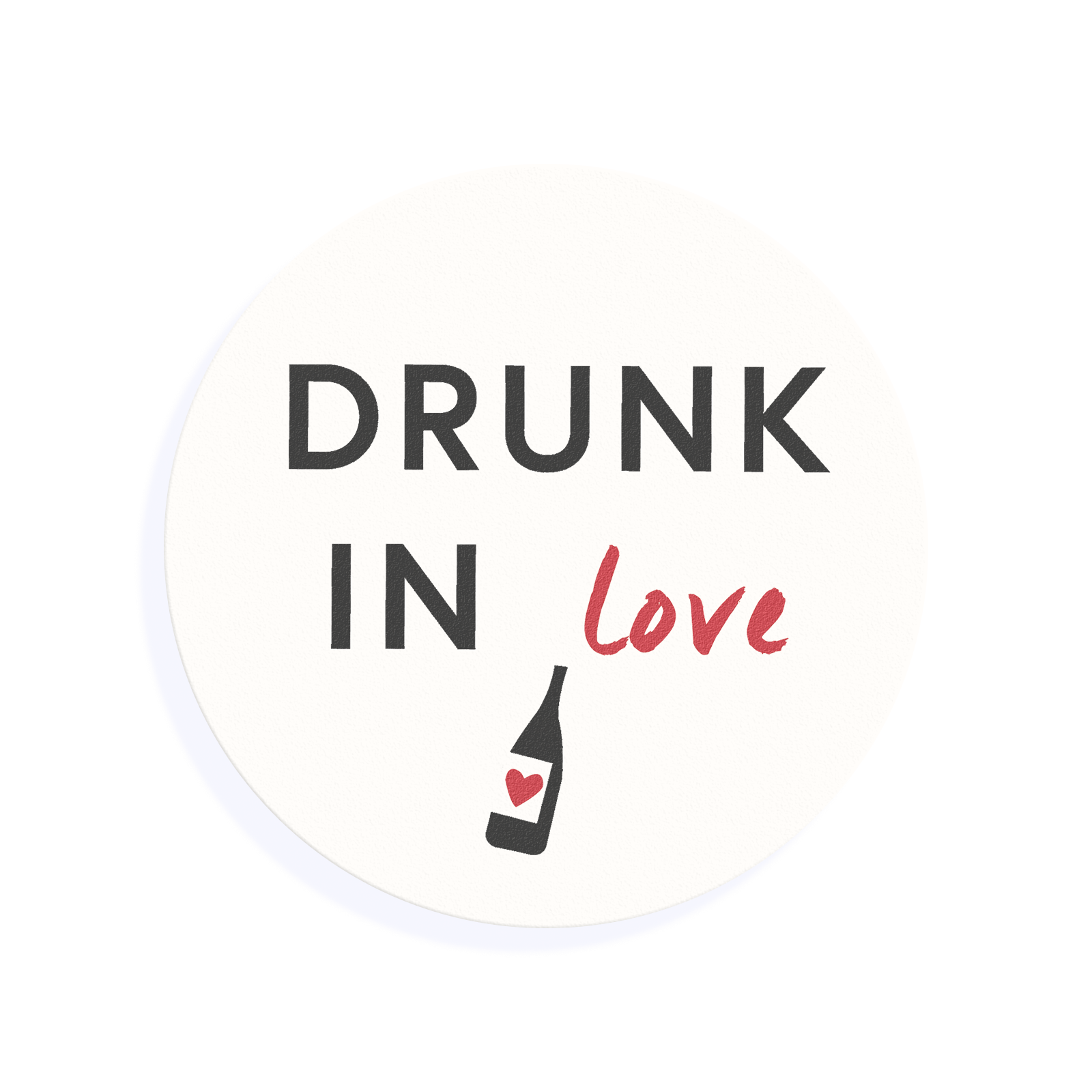 Edible Cocktail Toppers Hen 1.5 inch / 12 x 1.5 inch topper (0.50p each): £6 Drunk in Love Drink Topper
