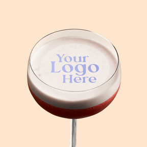 Edible Cocktail Toppers Personalise Company Logo
