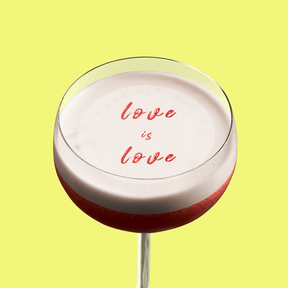 Edible Cocktail Toppers Pride Love is Love Cocktail Topper