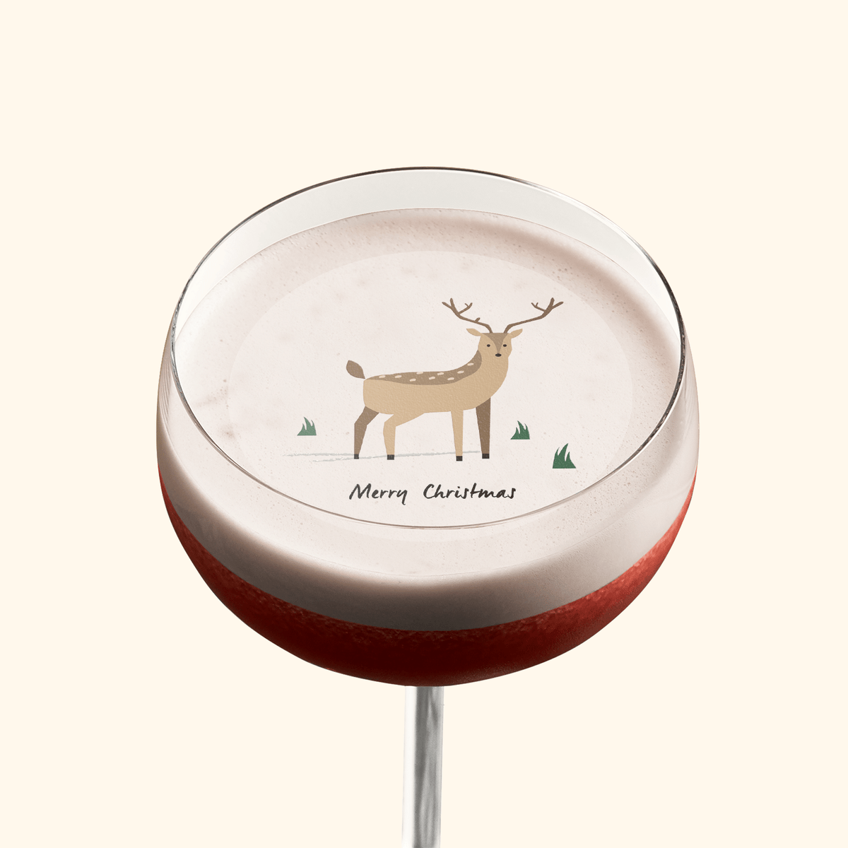 Edible Cocktail Toppers Xmas Reindeer Christmas Cocktail Toppers